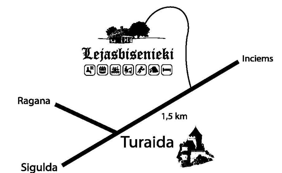 Kempings Lejasbisenieki Turaida 外观 照片